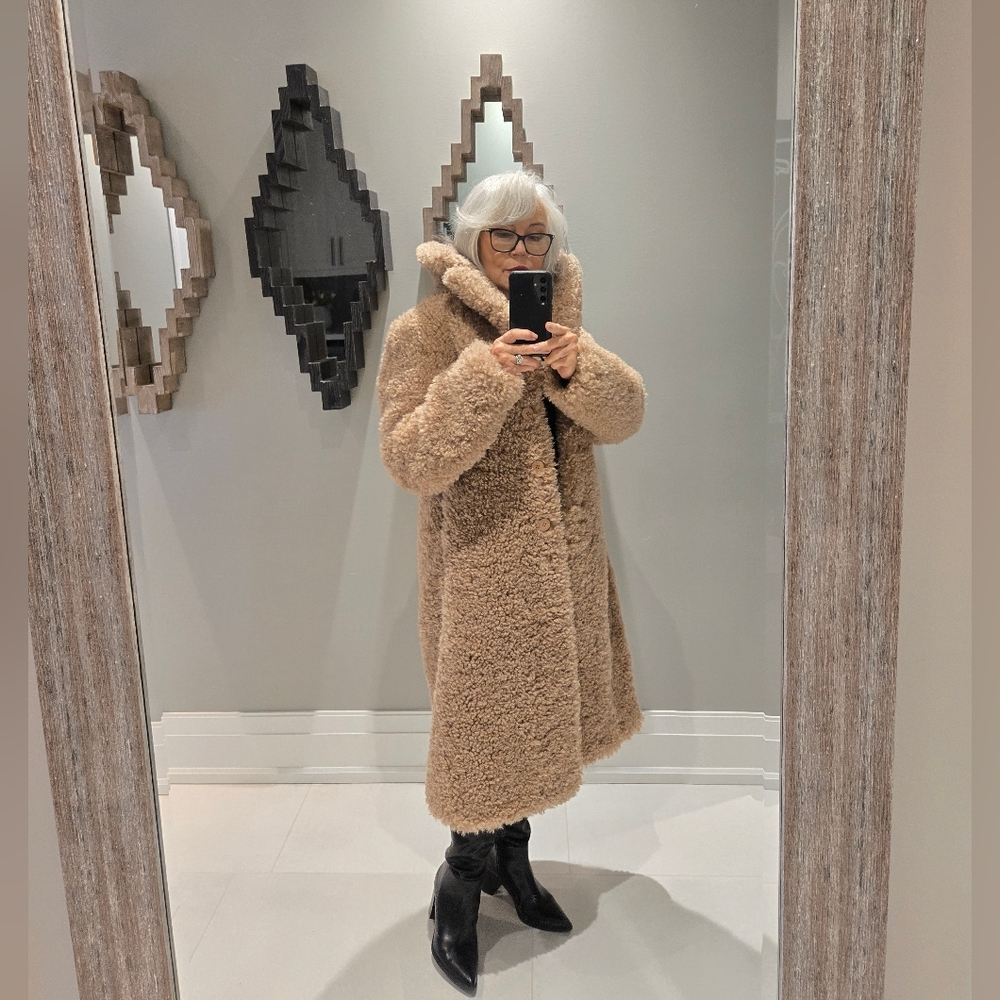 MNG TEDDY Faux Fur sz SM
